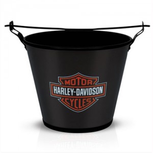 Balde para Cerveja em Alumínio 5L Harley Davidson Black - Alumiart Falcão