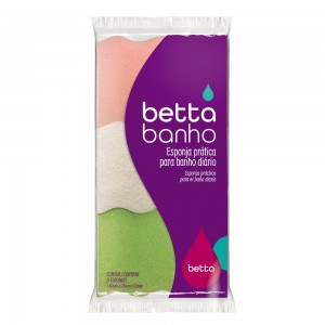 Pack de Esponjas para Banho Bettabanho 3un - Bettanin